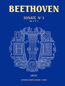 copertina Sonate n3 Editions Henry Lemoine