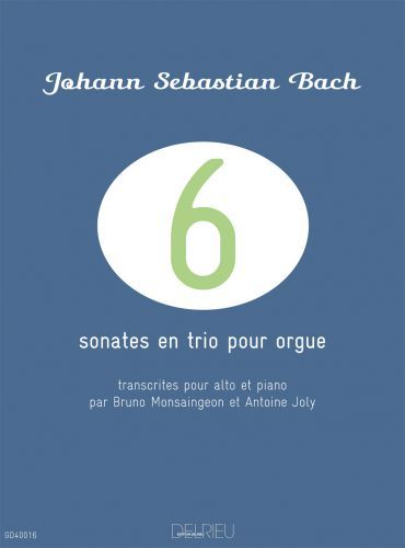copertina Sonates en trio pour orgue (6) Delrieu