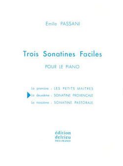 copertina Sonatine n�2 Proven�ale Delrieu