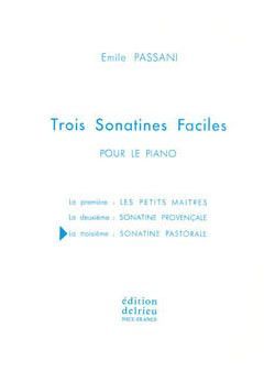 copertina Sonatine n�3 Pastorale Delrieu