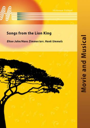 copertina Songs from the Lion King Molenaar
