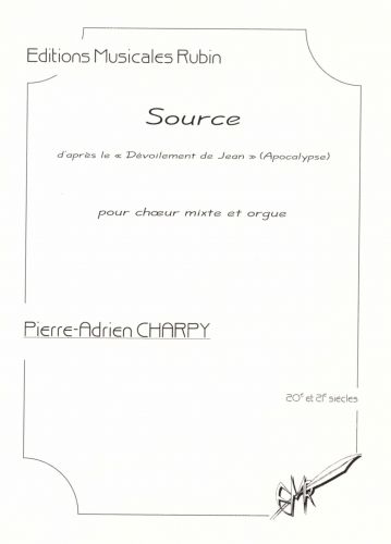 copertina Source pour chur mixte et orgue Rubin