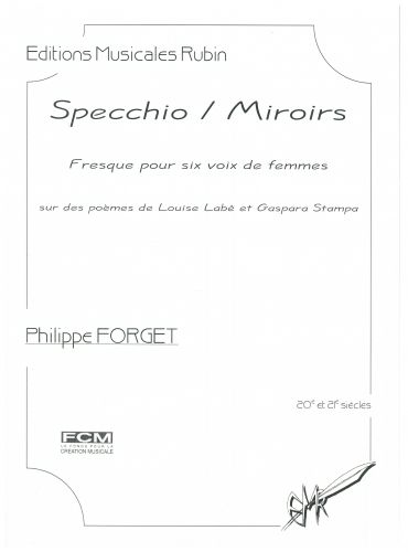copertina SPECCHIO / MIROIRS pour Fresque pour six voix de femmes Martin Musique