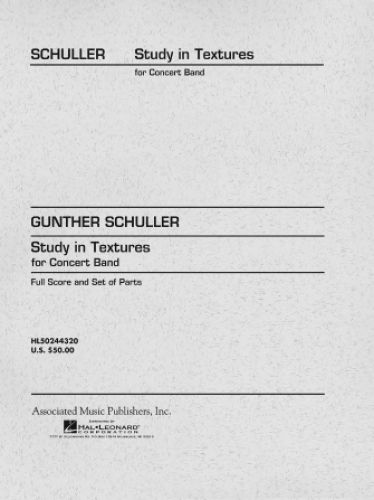 copertina Study in Textures Schirmer
