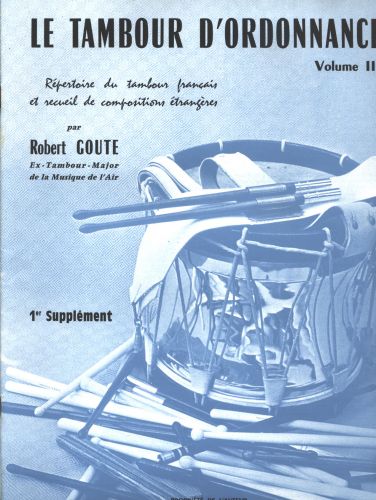 copertina Supplment du Tambour d'Ordonnance N3 Robert Martin