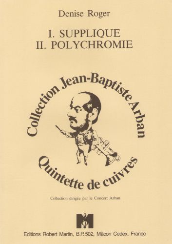 copertina Supplique - Polychromie Robert Martin