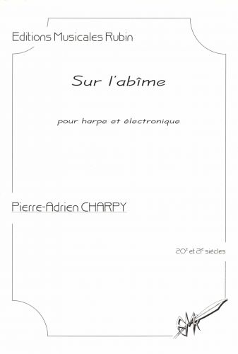 copertina Sur l'abme pour harpe et lectronique Martin Musique