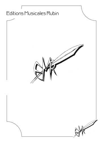 copertina SUR LE NOM D'LOI pour piano Rubin