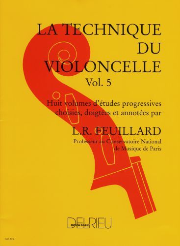 copertina Technique du violoncelle Vol.5 Delrieu
