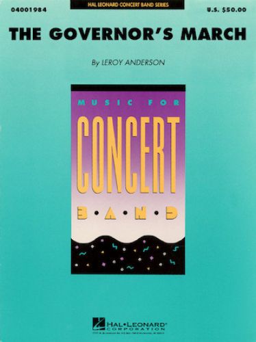 copertina The Governor's march Hal Leonard