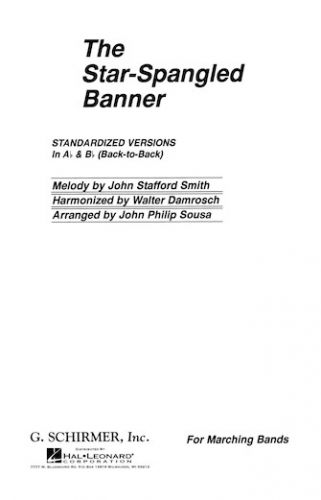 copertina The Star Spangled Banner Schirmer