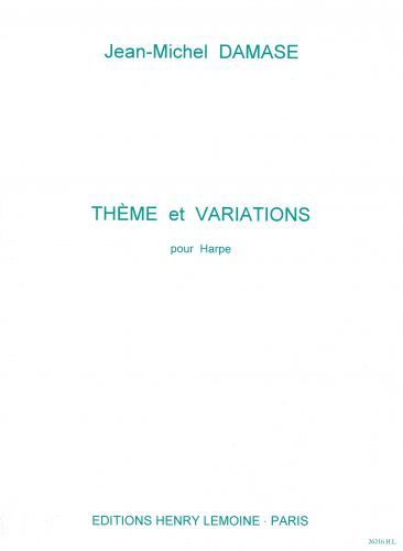 copertina Thme et variations Editions Henry Lemoine