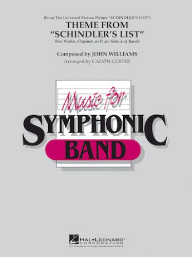 copertina Theme From Schindler'S List Hal Leonard