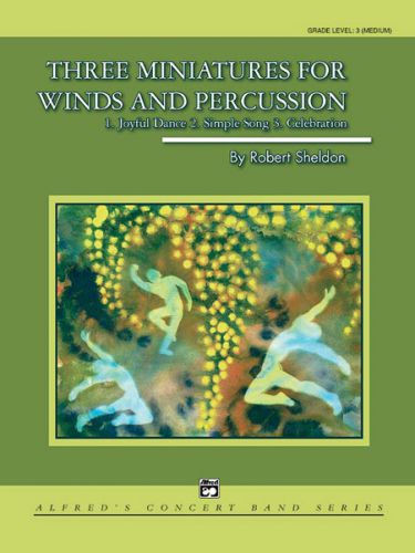 copertina Three Miniatures for Winds and Percussion ALFRED
