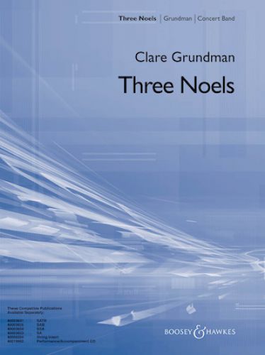 copertina Three Noels ( for Band and Choir ) Boosey