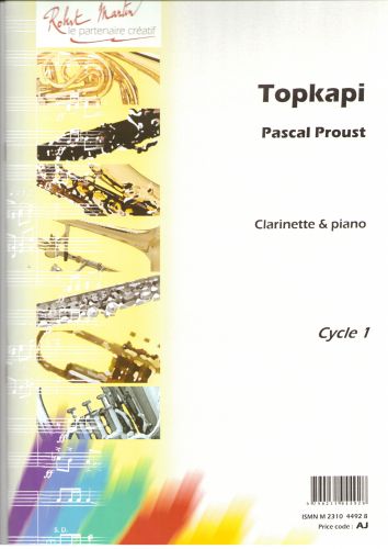 copertina Topkapi Clarinette Robert Martin