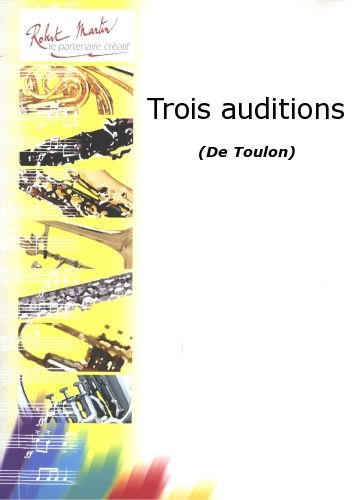 copertina Trois Auditions Robert Martin