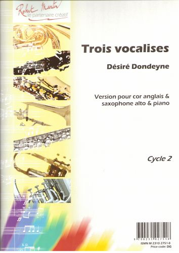copertina Trois Vocalises, Cor Anglais Robert Martin