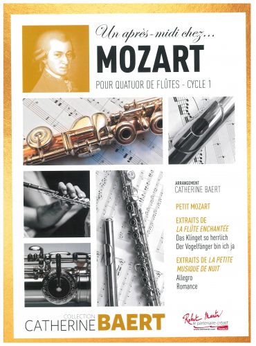 copertina UN APRES-MIDI CHEZ MOZART  Quatuor de flutes Robert Martin