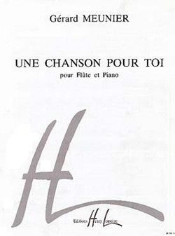 copertina Une chanson pour toi Editions Henry Lemoine