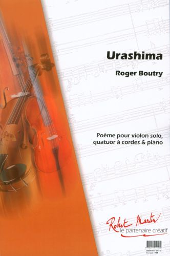copertina URASHIMA pour VIOLON SOLO et  QUATUOR A CORDES Robert Martin