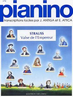 copertina Valse de l'Empereur - Pianino 52 Delrieu