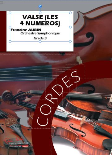 copertina VALSE (LES 4 NUMEROS) AUTOMNE, HIVER, PRINTEMPS, ETE Editions Robert Martin