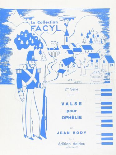 copertina Valse pour Oph�lie Delrieu