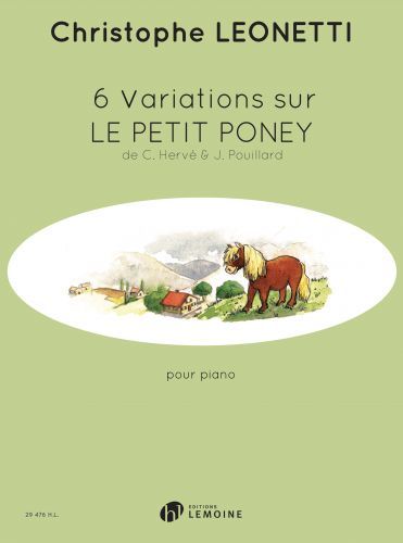 copertina Variations sur Le Petit Poney (6) Editions Henry Lemoine