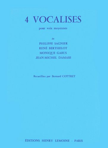 copertina Vocalises (4) Vol.1 Editions Henry Lemoine