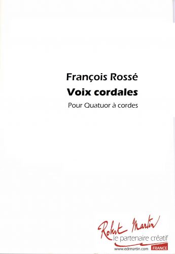 copertina Voix cordales Robert Martin