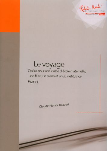 copertina VOYAGE pour flte, piano, choeur d'enfants Robert Martin