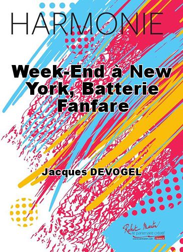 copertina Weekend a New York, batteria fanfare Martin Musique