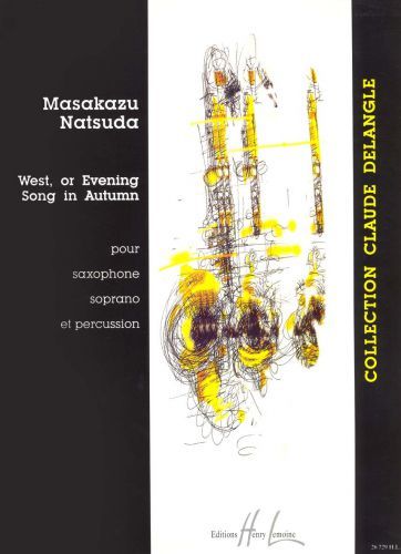 copertina West or Evening song in autumn Editions Henry Lemoine