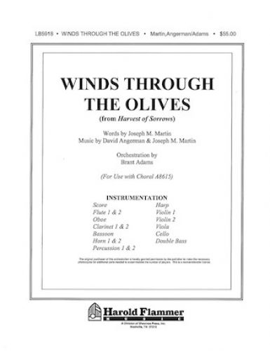 copertina Winds Through the Olives from Harvest of Sorrows Shawnee Press