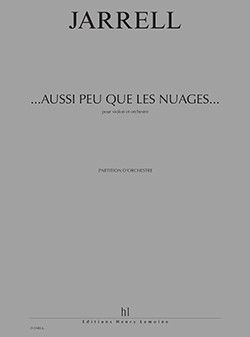 couverture ...aussi peu que les nuages... Editions Henry Lemoine