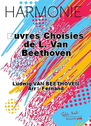 couverture Œuvres Choisies de L. Van Beethoven Robert Martin