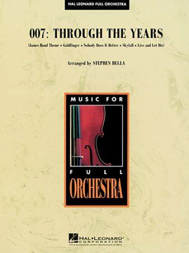 couverture 007: Through The Years Hal Leonard