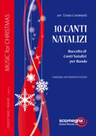couverture 10 CANTI NATALIZI Scomegna