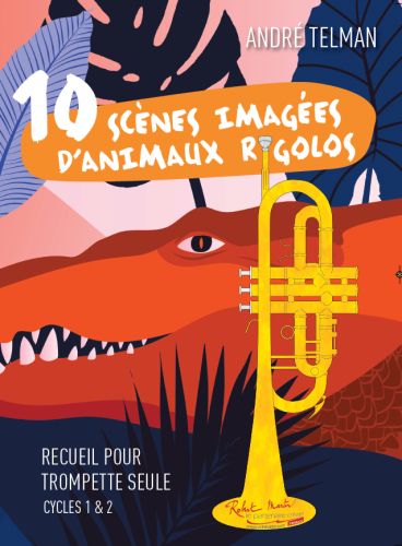 couverture 10 SCENES IMAGEES D'ANIMAUX RIGOLOS Robert Martin