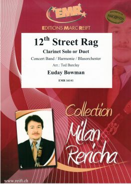 couverture 12th Street Rag Clarinet Solo or Duet Marc Reift