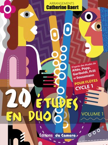 couverture 20 ETUDES EN DUO Vol.1 DA CAMERA