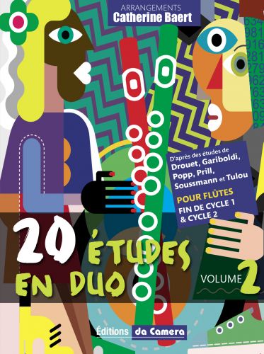 couverture 20 ETUDES EN DUO VOL.2 DA CAMERA