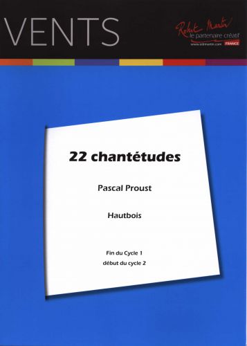 couverture 22 Chantetudes For Hautbois Robert Martin