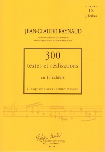 couverture 300 Textes et Realisations Cahier 1 (Textes) Robert Martin