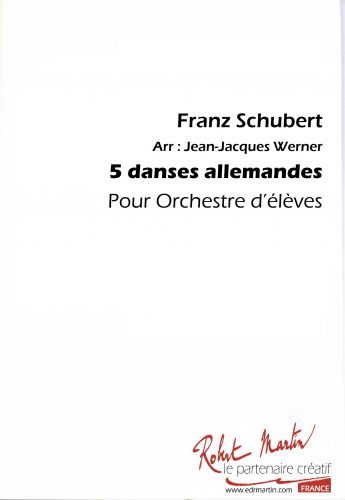 couverture 5 DANSES ALLEMANDES Editions Robert Martin