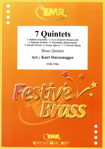 couverture 7 Quintets Marc Reift