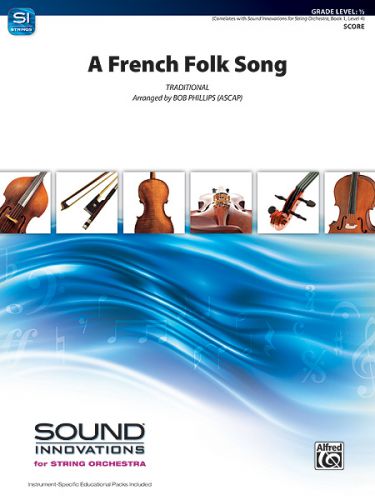 couverture A French Folk Song ALFRED