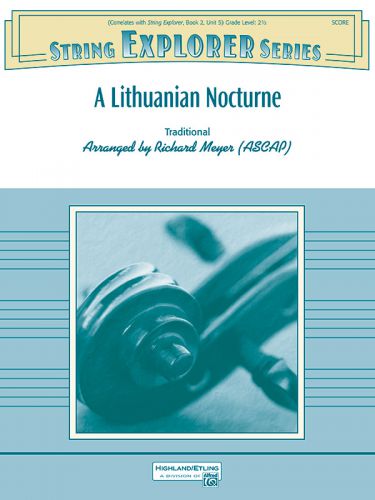 couverture A Lithuanian Nocturne ALFRED