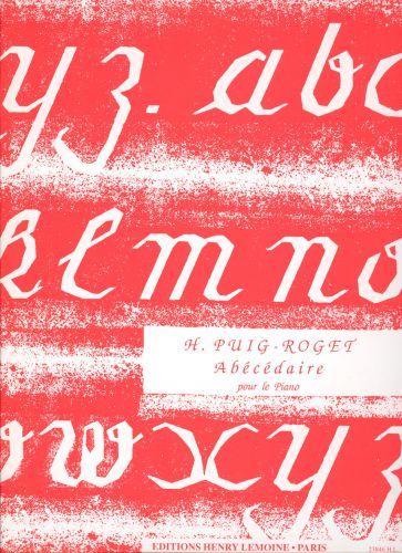 couverture Abcdaire Editions Henry Lemoine